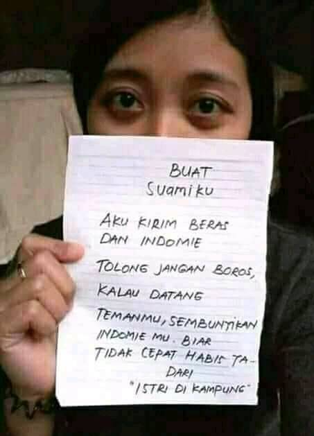 Surat suami isti yang bikin ngakak